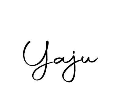 You should practise on your own different ways (Autography-DOLnW) to write your name (Yaju) in signature. don't let someone else do it for you. Yaju signature style 10 images and pictures png