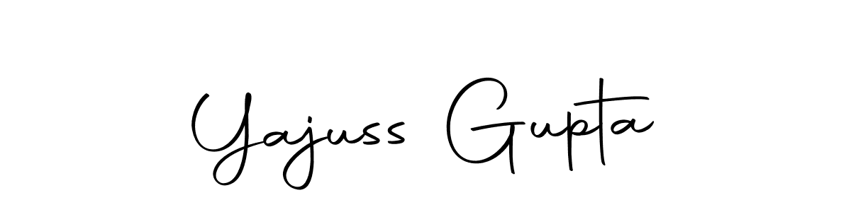 Make a beautiful signature design for name Yajuss Gupta. With this signature (Autography-DOLnW) style, you can create a handwritten signature for free. Yajuss Gupta signature style 10 images and pictures png