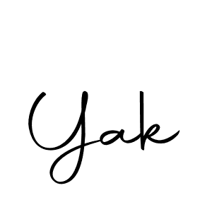 if you are searching for the best signature style for your name Yak. so please give up your signature search. here we have designed multiple signature styles  using Autography-DOLnW. Yak signature style 10 images and pictures png