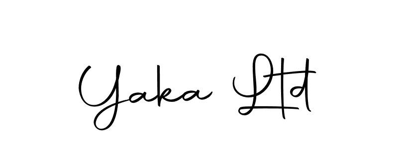 Make a beautiful signature design for name Yaka Ltd. Use this online signature maker to create a handwritten signature for free. Yaka Ltd signature style 10 images and pictures png