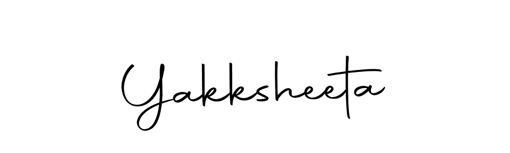 Here are the top 10 professional signature styles for the name Yakksheeta. These are the best autograph styles you can use for your name. Yakksheeta signature style 10 images and pictures png