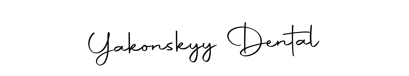 How to make Yakonskyy Dental signature? Autography-DOLnW is a professional autograph style. Create handwritten signature for Yakonskyy Dental name. Yakonskyy Dental signature style 10 images and pictures png