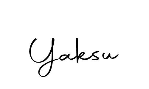 Make a beautiful signature design for name Yaksu. With this signature (Autography-DOLnW) style, you can create a handwritten signature for free. Yaksu signature style 10 images and pictures png