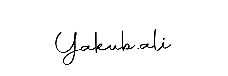 You should practise on your own different ways (Autography-DOLnW) to write your name (Yakub.ali) in signature. don't let someone else do it for you. Yakub.ali signature style 10 images and pictures png