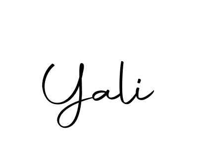 Similarly Autography-DOLnW is the best handwritten signature design. Signature creator online .You can use it as an online autograph creator for name Yali. Yali signature style 10 images and pictures png