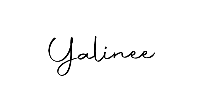 How to make Yalinee signature? Autography-DOLnW is a professional autograph style. Create handwritten signature for Yalinee name. Yalinee signature style 10 images and pictures png