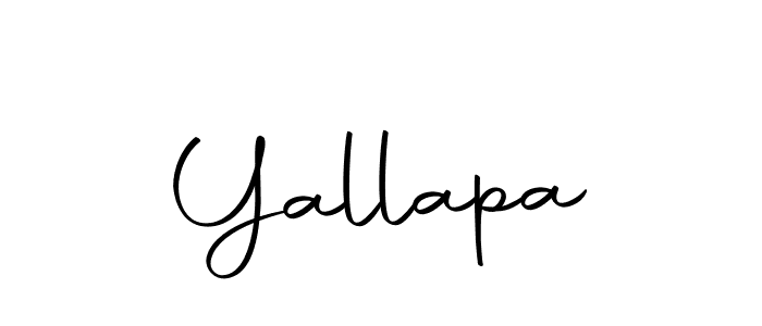 Also we have Yallapa name is the best signature style. Create professional handwritten signature collection using Autography-DOLnW autograph style. Yallapa signature style 10 images and pictures png