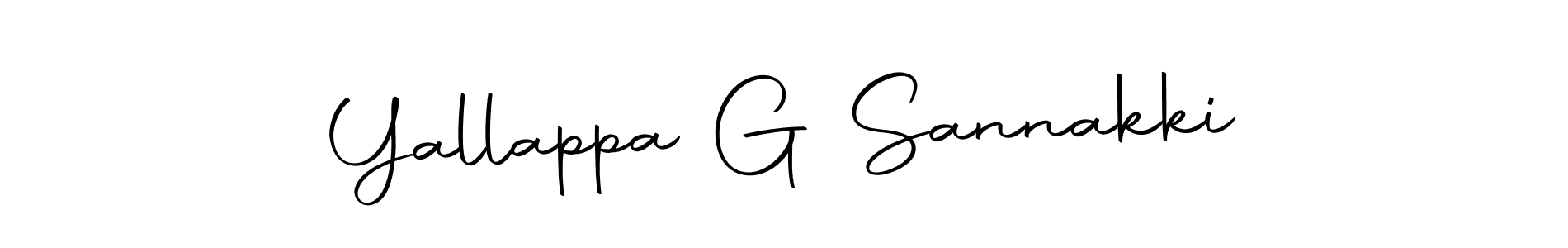 Also we have Yallappa G Sannakki name is the best signature style. Create professional handwritten signature collection using Autography-DOLnW autograph style. Yallappa G Sannakki signature style 10 images and pictures png