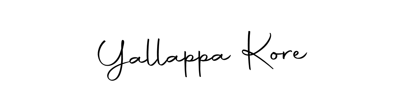 Create a beautiful signature design for name Yallappa Kore. With this signature (Autography-DOLnW) fonts, you can make a handwritten signature for free. Yallappa Kore signature style 10 images and pictures png