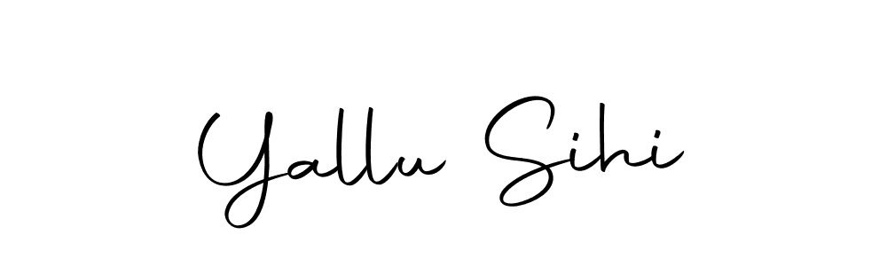 Autography-DOLnW is a professional signature style that is perfect for those who want to add a touch of class to their signature. It is also a great choice for those who want to make their signature more unique. Get Yallu Sihi name to fancy signature for free. Yallu Sihi signature style 10 images and pictures png