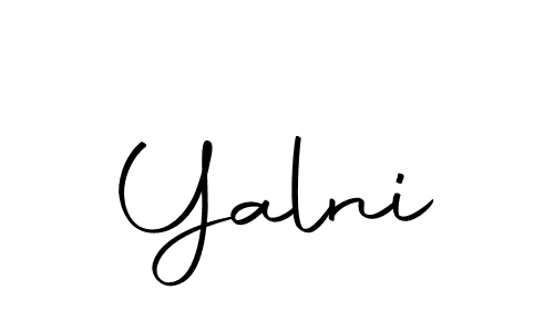 if you are searching for the best signature style for your name Yalni. so please give up your signature search. here we have designed multiple signature styles  using Autography-DOLnW. Yalni signature style 10 images and pictures png