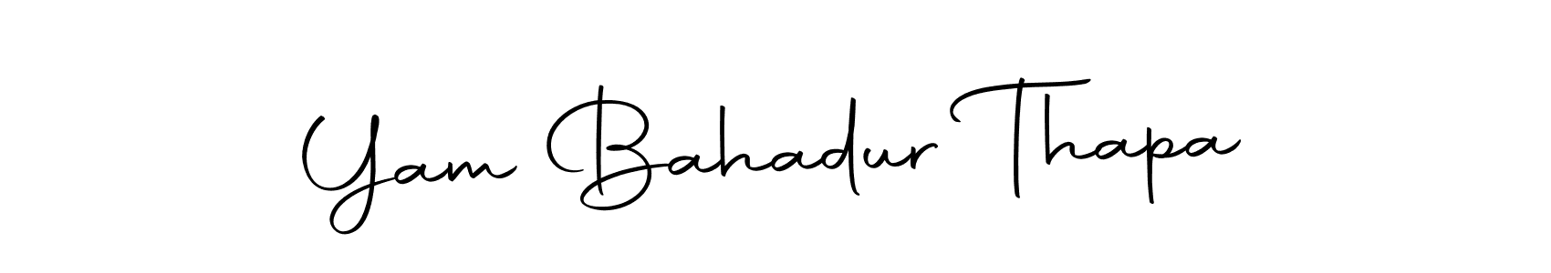 Also we have Yam Bahadur Thapa name is the best signature style. Create professional handwritten signature collection using Autography-DOLnW autograph style. Yam Bahadur Thapa signature style 10 images and pictures png