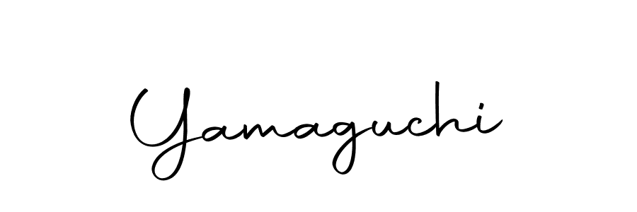 Design your own signature with our free online signature maker. With this signature software, you can create a handwritten (Autography-DOLnW) signature for name Yamaguchi. Yamaguchi signature style 10 images and pictures png