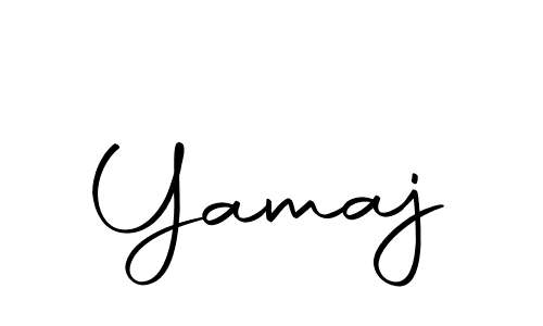 Create a beautiful signature design for name Yamaj. With this signature (Autography-DOLnW) fonts, you can make a handwritten signature for free. Yamaj signature style 10 images and pictures png