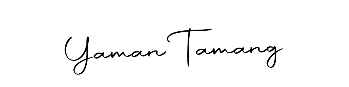 Design your own signature with our free online signature maker. With this signature software, you can create a handwritten (Autography-DOLnW) signature for name Yaman Tamang. Yaman Tamang signature style 10 images and pictures png
