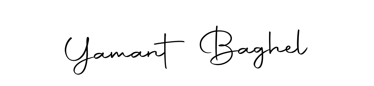 Yamant Baghel stylish signature style. Best Handwritten Sign (Autography-DOLnW) for my name. Handwritten Signature Collection Ideas for my name Yamant Baghel. Yamant Baghel signature style 10 images and pictures png