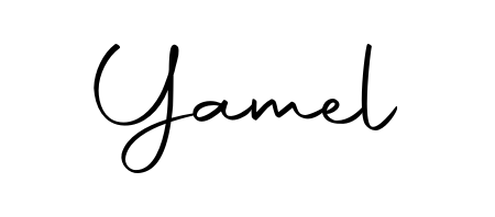 Explore multiple handwriting variations for Yamel including this stunning Autography-DOLnW design. Free to use across all platforms. Yamel signature style 10 images and pictures png