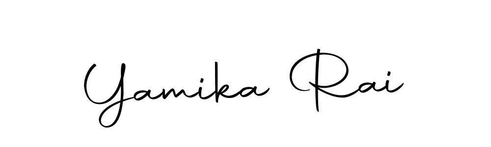 How to make Yamika Rai signature? Autography-DOLnW is a professional autograph style. Create handwritten signature for Yamika Rai name. Yamika Rai signature style 10 images and pictures png
