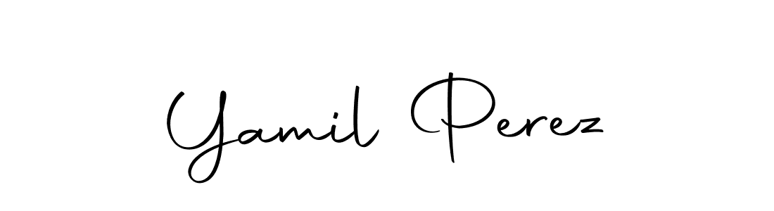 The best way (Autography-DOLnW) to make a short signature is to pick only two or three words in your name. The name Yamil Perez include a total of six letters. For converting this name. Yamil Perez signature style 10 images and pictures png