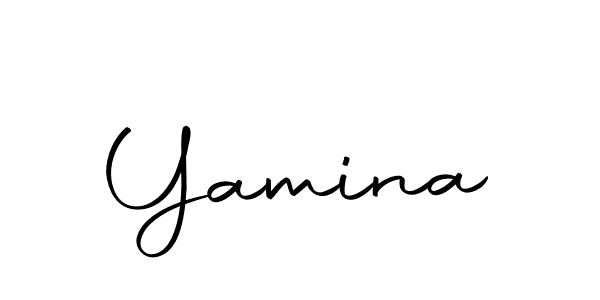 How to make Yamina name signature. Use Autography-DOLnW style for creating short signs online. This is the latest handwritten sign. Yamina signature style 10 images and pictures png