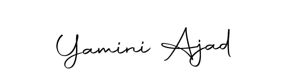 Make a short Yamini Ajad signature style. Manage your documents anywhere anytime using Autography-DOLnW. Create and add eSignatures, submit forms, share and send files easily. Yamini Ajad signature style 10 images and pictures png