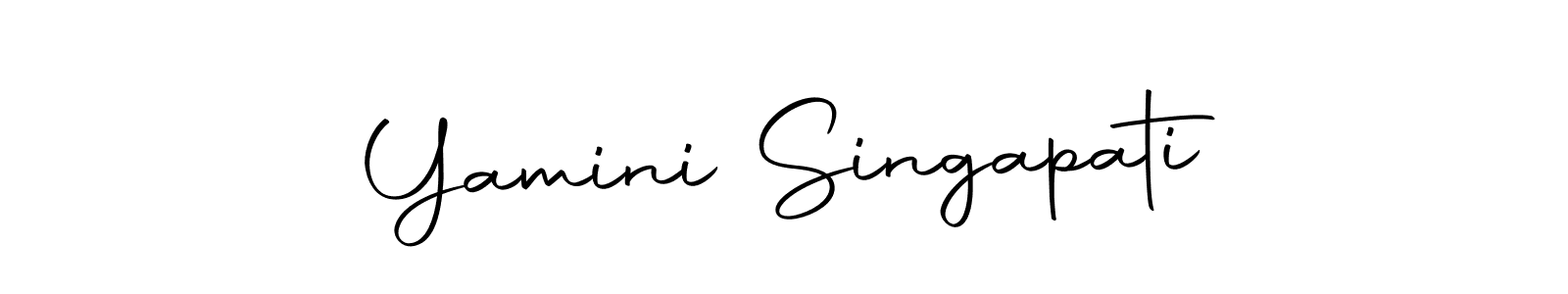 Use a signature maker to create a handwritten signature online. With this signature software, you can design (Autography-DOLnW) your own signature for name Yamini Singapati. Yamini Singapati signature style 10 images and pictures png