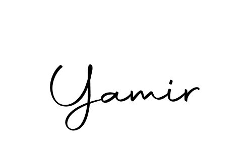 Design your own signature with our free online signature maker. With this signature software, you can create a handwritten (Autography-DOLnW) signature for name Yamir. Yamir signature style 10 images and pictures png