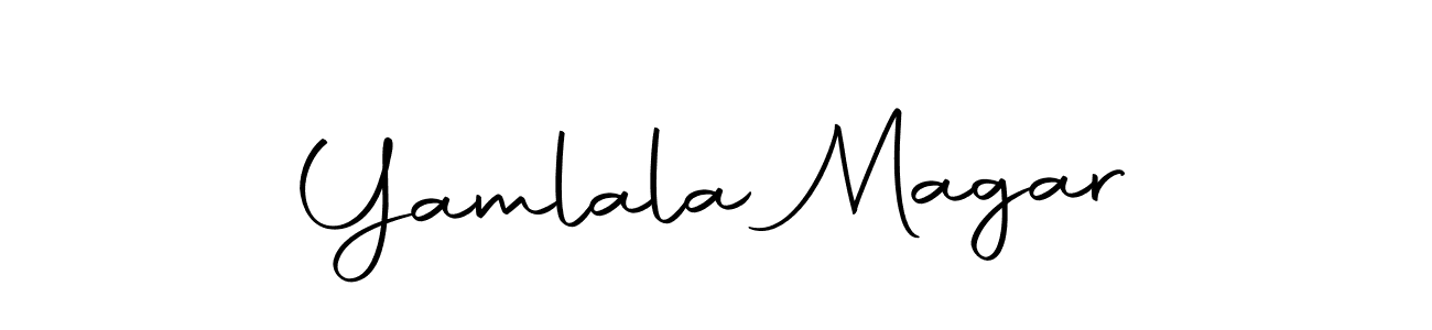 Yamlala Magar stylish signature style. Best Handwritten Sign (Autography-DOLnW) for my name. Handwritten Signature Collection Ideas for my name Yamlala Magar. Yamlala Magar signature style 10 images and pictures png