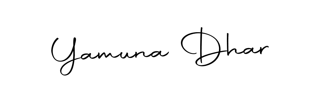 How to make Yamuna Dhar signature? Autography-DOLnW is a professional autograph style. Create handwritten signature for Yamuna Dhar name. Yamuna Dhar signature style 10 images and pictures png