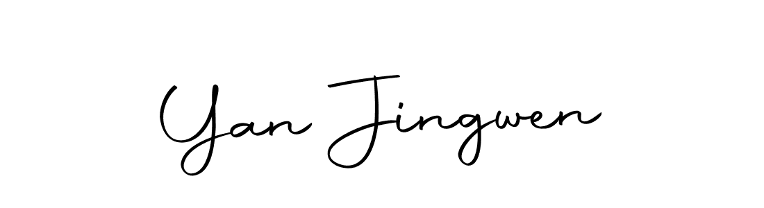 Similarly Autography-DOLnW is the best handwritten signature design. Signature creator online .You can use it as an online autograph creator for name Yan Jingwen. Yan Jingwen signature style 10 images and pictures png
