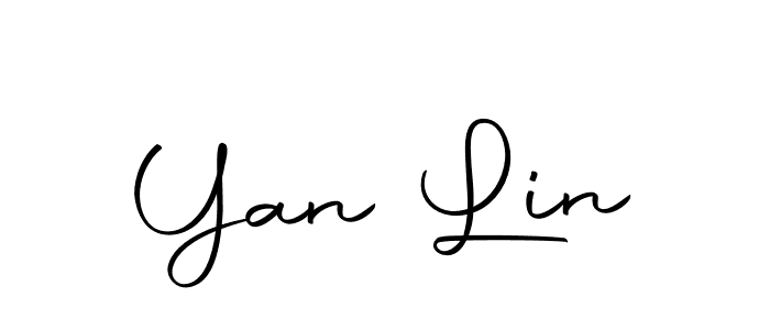 Design your own signature with our free online signature maker. With this signature software, you can create a handwritten (Autography-DOLnW) signature for name Yan Lin. Yan Lin signature style 10 images and pictures png