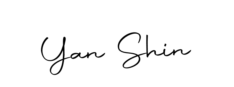 Create a beautiful signature design for name Yan Shin. With this signature (Autography-DOLnW) fonts, you can make a handwritten signature for free. Yan Shin signature style 10 images and pictures png