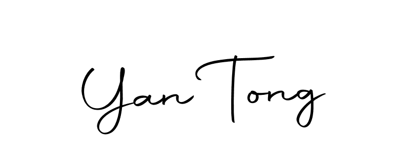 You should practise on your own different ways (Autography-DOLnW) to write your name (Yan Tong) in signature. don't let someone else do it for you. Yan Tong signature style 10 images and pictures png