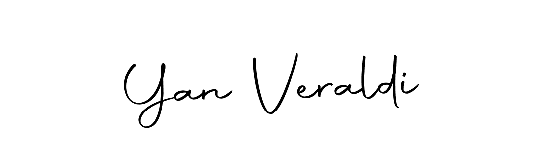 Use a signature maker to create a handwritten signature online. With this signature software, you can design (Autography-DOLnW) your own signature for name Yan Veraldi. Yan Veraldi signature style 10 images and pictures png