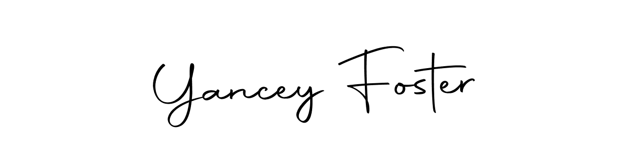You can use this online signature creator to create a handwritten signature for the name Yancey Foster. This is the best online autograph maker. Yancey Foster signature style 10 images and pictures png