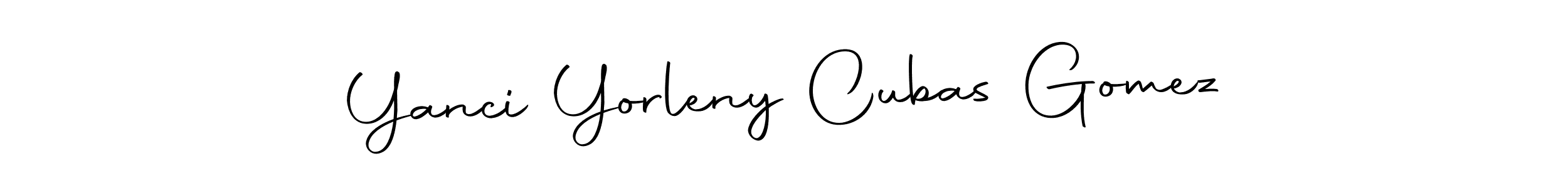 You can use this online signature creator to create a handwritten signature for the name Yanci Yorleny Cubas Gomez. This is the best online autograph maker. Yanci Yorleny Cubas Gomez signature style 10 images and pictures png