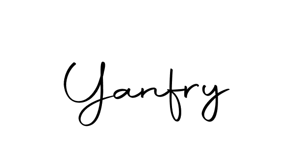 You should practise on your own different ways (Autography-DOLnW) to write your name (Yanfry) in signature. don't let someone else do it for you. Yanfry signature style 10 images and pictures png