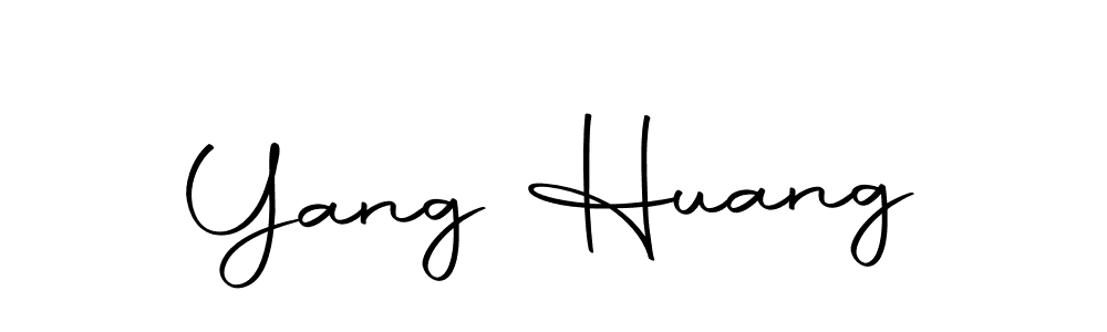 Make a beautiful signature design for name Yang Huang. With this signature (Autography-DOLnW) style, you can create a handwritten signature for free. Yang Huang signature style 10 images and pictures png