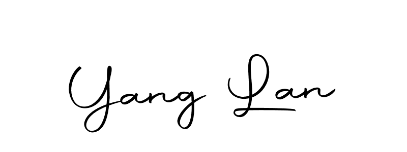 How to make Yang Lan name signature. Use Autography-DOLnW style for creating short signs online. This is the latest handwritten sign. Yang Lan signature style 10 images and pictures png