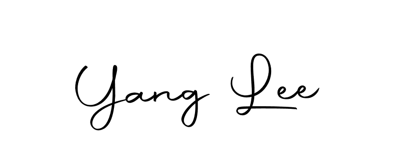 How to make Yang Lee signature? Autography-DOLnW is a professional autograph style. Create handwritten signature for Yang Lee name. Yang Lee signature style 10 images and pictures png