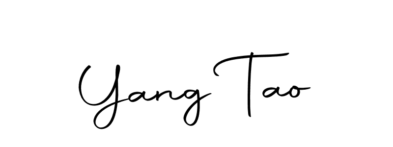Make a beautiful signature design for name Yang Tao. With this signature (Autography-DOLnW) style, you can create a handwritten signature for free. Yang Tao signature style 10 images and pictures png