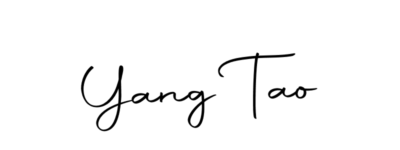 Make a beautiful signature design for name Yang Tao. With this signature (Autography-DOLnW) style, you can create a handwritten signature for free. Yang Tao signature style 10 images and pictures png