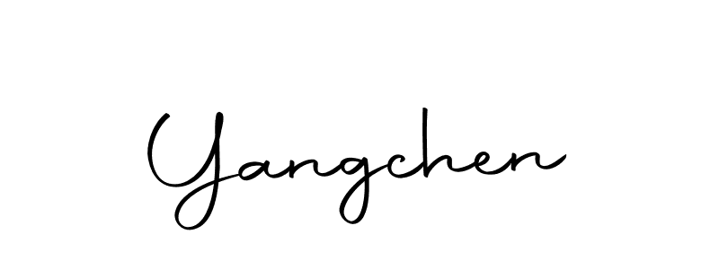 Also we have Yangchen name is the best signature style. Create professional handwritten signature collection using Autography-DOLnW autograph style. Yangchen signature style 10 images and pictures png