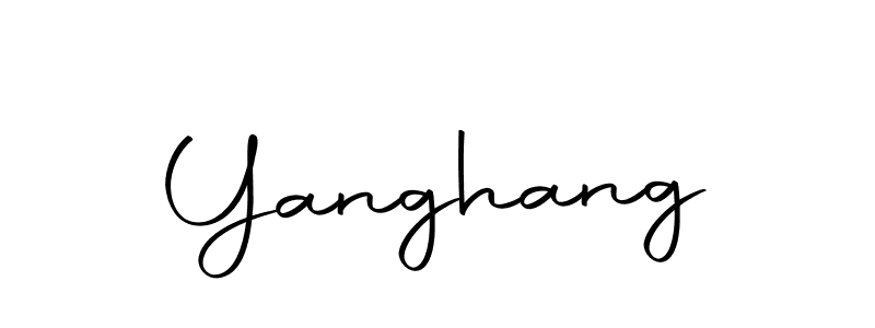 Make a beautiful signature design for name Yanghang. Use this online signature maker to create a handwritten signature for free. Yanghang signature style 10 images and pictures png