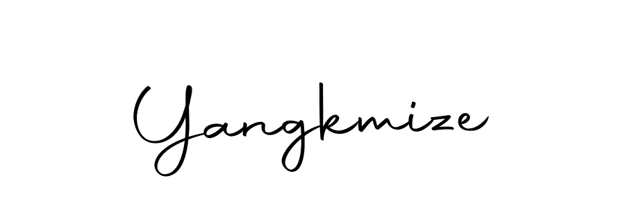 Create a beautiful signature design for name Yangkmize. With this signature (Autography-DOLnW) fonts, you can make a handwritten signature for free. Yangkmize signature style 10 images and pictures png