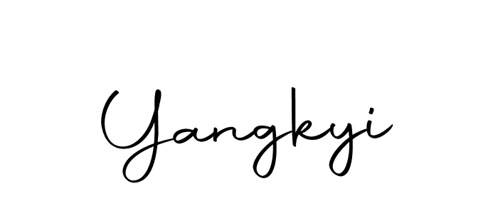 Make a beautiful signature design for name Yangkyi. Use this online signature maker to create a handwritten signature for free. Yangkyi signature style 10 images and pictures png