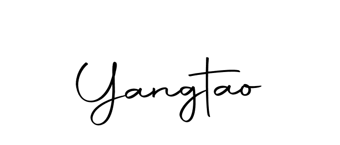 The best way (Autography-DOLnW) to make a short signature is to pick only two or three words in your name. The name Yangtao include a total of six letters. For converting this name. Yangtao signature style 10 images and pictures png
