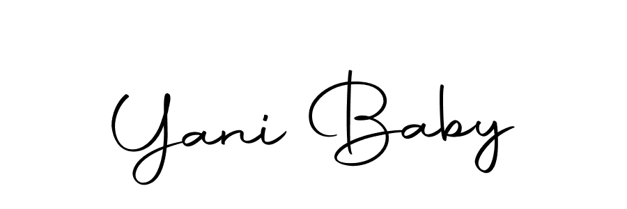 Make a short Yani Baby signature style. Manage your documents anywhere anytime using Autography-DOLnW. Create and add eSignatures, submit forms, share and send files easily. Yani Baby signature style 10 images and pictures png