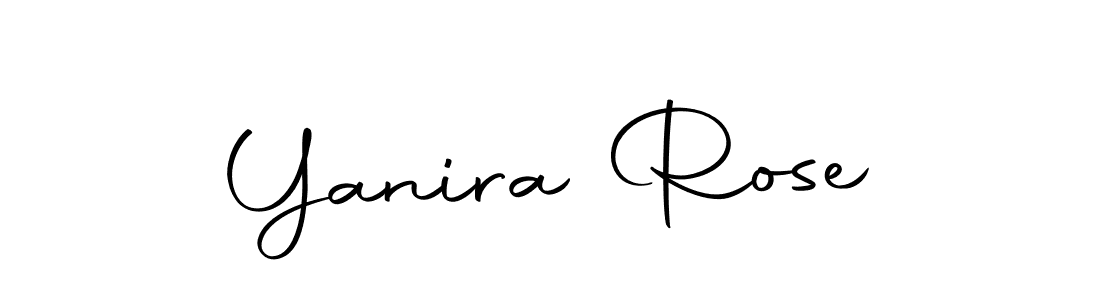 Make a beautiful signature design for name Yanira Rose. Use this online signature maker to create a handwritten signature for free. Yanira Rose signature style 10 images and pictures png