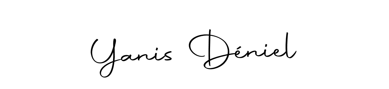 Design your own signature with our free online signature maker. With this signature software, you can create a handwritten (Autography-DOLnW) signature for name Yanis Déniel. Yanis Déniel signature style 10 images and pictures png